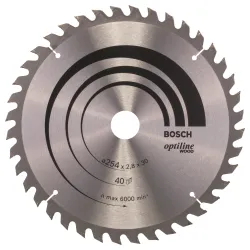 Hoja de sierra circular PRO Wood, 254 x 2,8 x 30 mm, T40