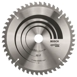 Hoja de sierra circular PRO Wood, 260 x 3,2 x 30 mm, T48