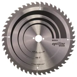 Hoja de sierra circular PRO Wood, 315 x 3,2 x 30 mm, T48