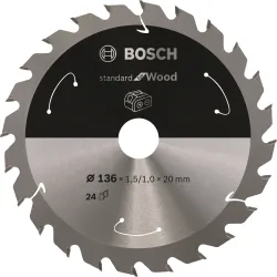 Hoja de sierra circular PRO Wood cordless, 136 x 1,5 x 20 mm