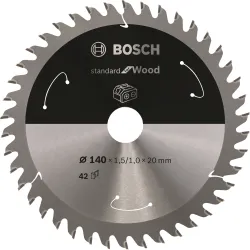 Hoja de sierra circular PRO Wood cordless, 140 x 1,5 x 20 mm, T42