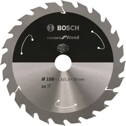 Hoja de sierra circular PRO Wood cordless, 150 x 1,6 x 20 mm, T24
