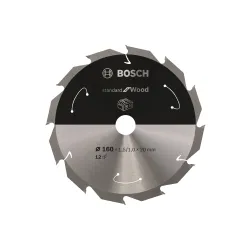 Hoja de sierra circular PRO Wood cordless, 160 x 1,5 x 20 mm, T12