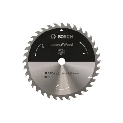 Hoja de sierra circular PRO Wood cordless, 165 x 1,5 x 15,875 mm, T36