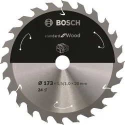 Hoja de sierra circular PRO Wood cordless, 173 x 1,5 x 20 mm, T24