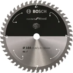 Hoja de sierra circular PRO Wood cordless, 184 x 1,6 x 16 mm, T48