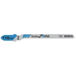 Hoja de sierra de calar PRO Metal curve T118EOF, 83 mm, 5 uds.