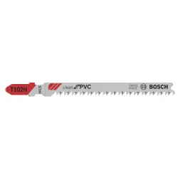 Hoja de sierra de calar PRO Plastics PVC clean T102H 100 mm, 3 uds.