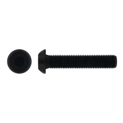 %ISO 7380-1 10.9 NEGRO TORNILLO ALLEN  CABEZA REDONDA 08X025