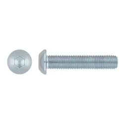 %ISO 7380-1 10.9 ZINCADO TORNILLO ALLEN CABEZA REDONDA 08X020