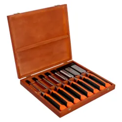 Jgo 8 Formones Caja Madera