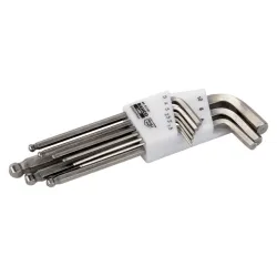 Jgo. 9 Llaves Hex Bola Inox Mm