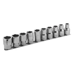 Jgo.Vasos E/Regleta 1/2"10 Pzs