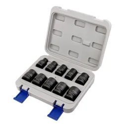 Juego 10 vasos de impacto 1/2" 10-24mm