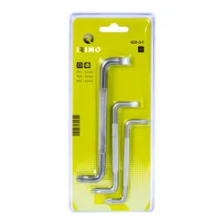 Juego de 3 destornilladores acodados
