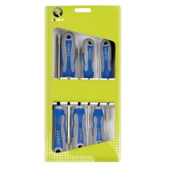 Juego de 6 destornilladores 2 planas, 2 rectas, 2PH en caja cart?n