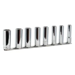 Juego Vasos Largos 3/8 En Rail