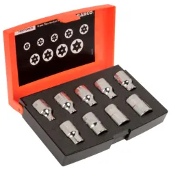 Juego Vasos Torx 1/2" 9Pza