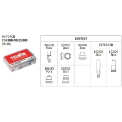 KIT CONSUMIBLES ANTORCHA PH