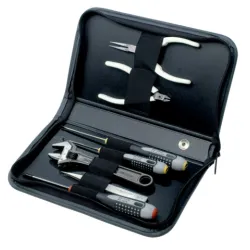 Kit de herramientas de electricista en estuche con cremallera, 7 unidades
