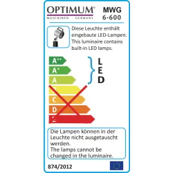 LAMPARA LED MWG 6-600 - 200+200