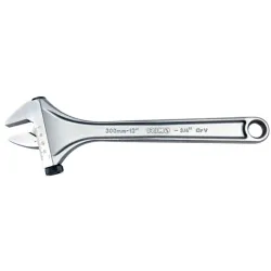 Llave ajustable moleta lateral 10" cromada