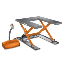 MESA ELEVADORA EN TIJERA SHT 1001 U - 1T PERFIL BAJO U