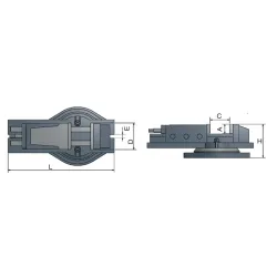 MORDAZA HIDRAULICA HMS-125