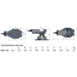 MORDAZA TRIAXIAL MV3-125