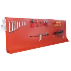 PANEL PORTAHERRAMIENTAS GR17 - ROJO 2000X140X830MM