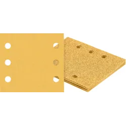 Papel de lija EXPERT C470 con 6 orificios para lijadoras orbitales 115 x 107 mm, G 60 10 unidades