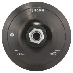 PRO Backing Pad, 115 mm, M14, con fijación de gancho y bucle