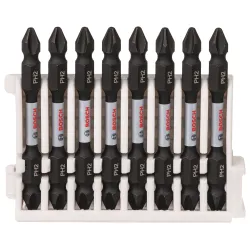 Punta doble PRO Impact con índice Pick and Click, PH2, 65 mm, 8 uds.