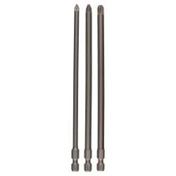 Punta Extradura Pz1/2/3 x 152mm: set  3 uds