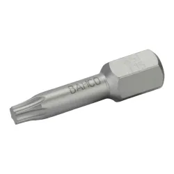 Puntas de destornillador de torsión, de acero inoxidable y de 1/4" para tornillos TORX® (25 mm)