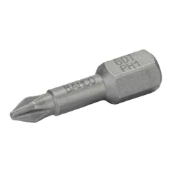 Puntas de torsión de 1/4" para tornillos Phillips de 25 mm