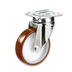 Rotante inox girt d.080 Poliuretano