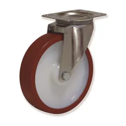 Rotante inox girt d.200 Poliuretano