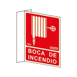 SEÑAL BANDEROLA BOCA DE INCENDIO