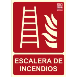 SEÑAL ESCALERA DE INCENDIOS