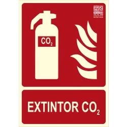 SEÑAL EXTINTOR CO2