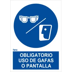 SEÑAL OB USO DE GAFAS O PANTALLA