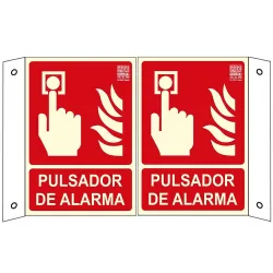 SEÑAL PANORAM PULSADOR ALARMA