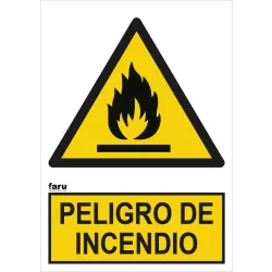 SEÑAL PELIGRO DE INCENDIO