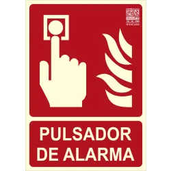 SEÑAL PULSADOR DE ALARMA