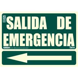 SEÑAL SALIDA DE EMERGENCIA IZQ