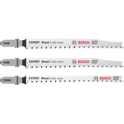 Set de 3 hojas de sierra de calar EXPERT ‘Wood 2-side clean’ T308B/BO