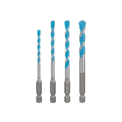 Set de 4 brocas EXPERT HEX-9 Multi Construction de 4/5/6/8 mm