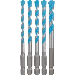 Set de 6 brocas EXPERT HEX-9 MultiConstruction de 5,5/6/6/7/8 mm