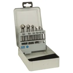 Set de brocas avellanadoras PRO Soft Metal HSS, 6 uds.